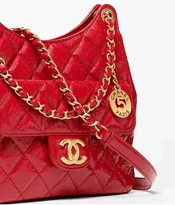 Chanel Сумка Hobo красная - фото 4