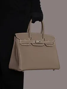 Hermès Cумка Birkin 30 Etoupe Togo Palladium Hardware - фото 2