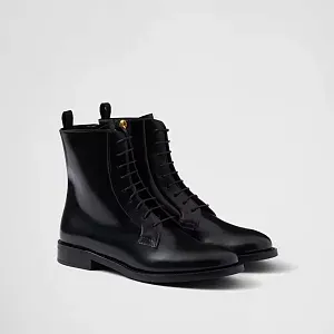 Prada Ботинки из матовой кожи - фото 1