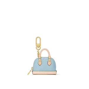 Louis Vuitton Аксессуар для сумки и брелок для ключей Micro Alma Vernis Blue - фото 1