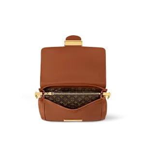 Louis Vuitton Сумка Dauphine Soft MM Cognac - фото 2