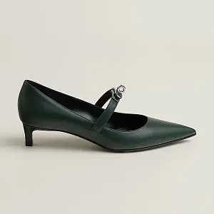 Hermès Туфли Kiara 40 Vert Bouteille - фото 3