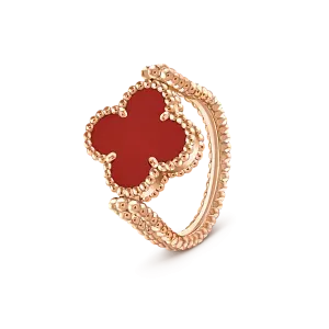 Van Cleef & Arpels Реверсивное кольцо Vintage Alhambra - фото 1