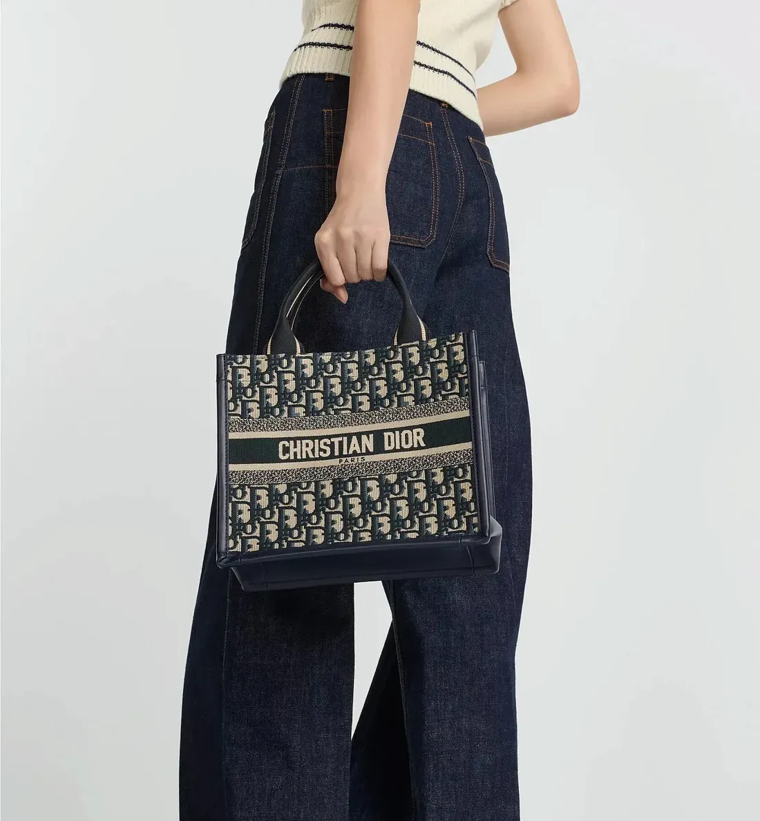 Dior Сумка Book Tote маленького формата Blue - фото 2