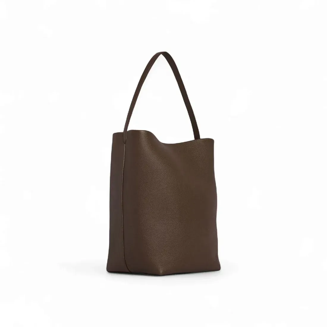 The Row Сумка Large NS Park Tote Dark Olive из кожи - фото 3