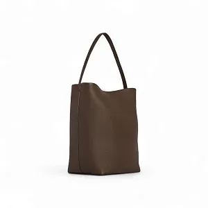 The Row Сумка Large NS Park Tote Dark Olive из кожи - фото 3