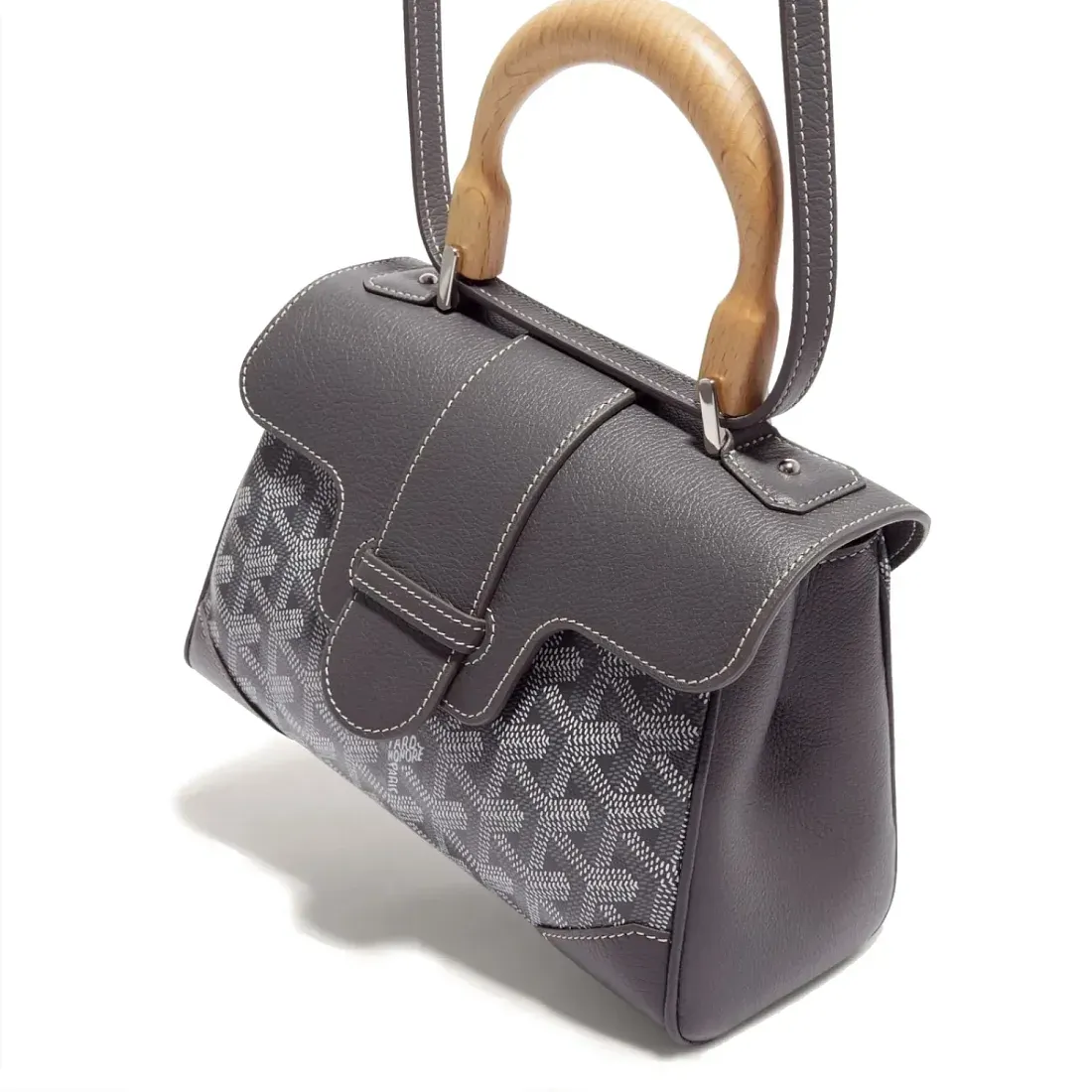 Goyard Мини-сумка Saigon Souple Grey - фото 3