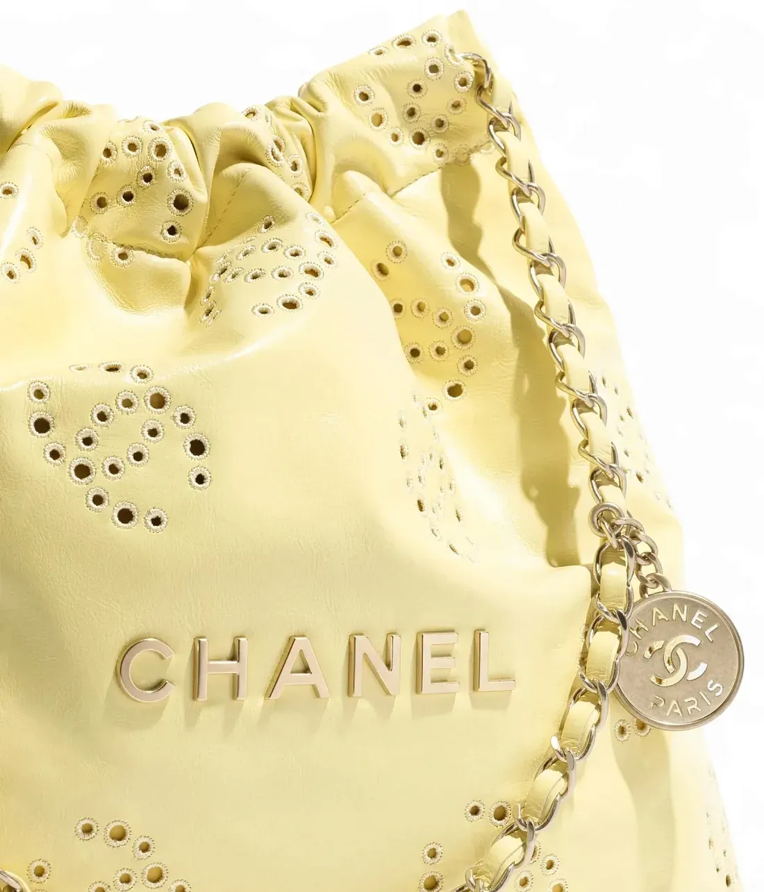 Chanel Сумка Mini 22 Jaune Clair - фото 4