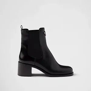 Prada Ботинки из матовой кожи - фото 3
