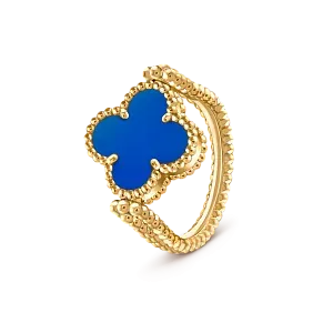 Van Cleef & Arpels Реверсивное кольцо Vintage Alhambra - фото 1