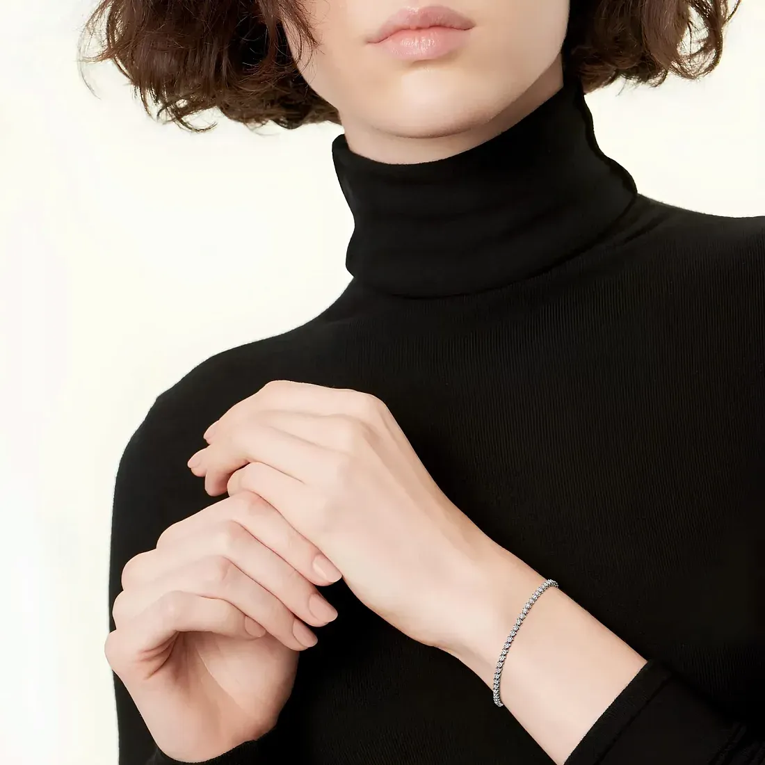 Tiffany & Co. Браслет Tennis Bracelet in Platinum with Diamonds - фото 2