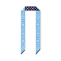 Louis Vuitton Шелковая лента Monogram Infinity BB Blue - фото 1