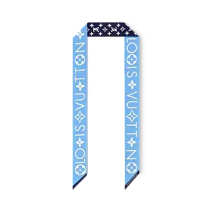 Louis Vuitton Шелковая лента Monogram Infinity BB Blue - фото 1