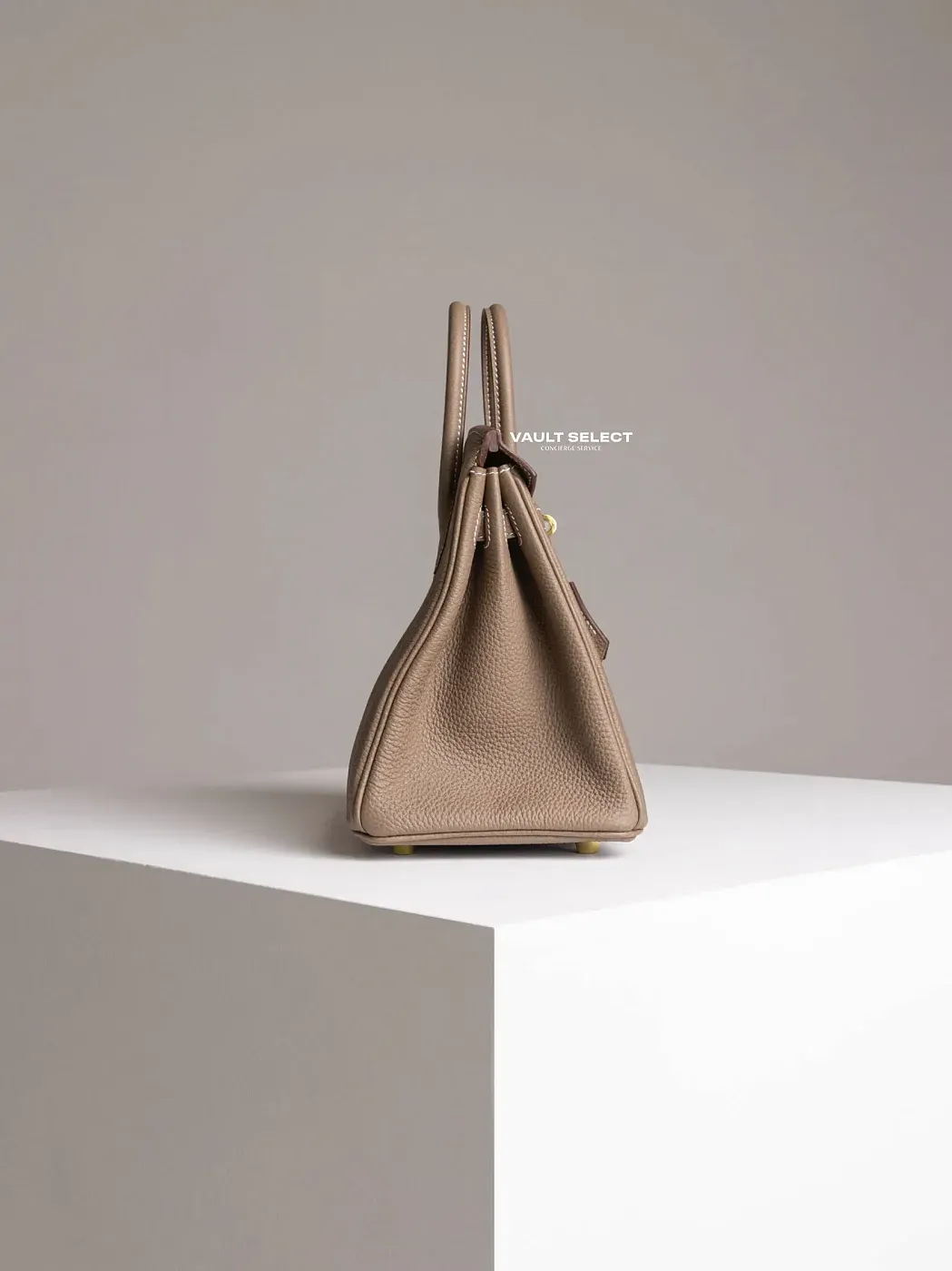 Hermès Сумка Birkin 25 Etoupe Togo Gold Hardware - фото 6