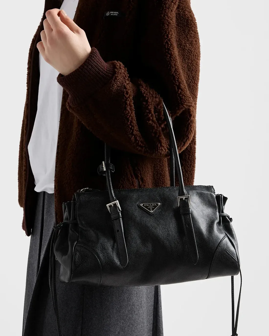 Prada Сумка-тоут Bonnie Black - фото 5