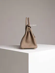Hermès Сумка Birkin 25 Etoupe Togo Gold Hardware - фото 6