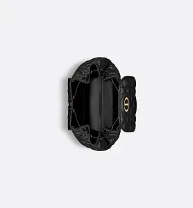 Dior Рюкзак Caro модель среднего формата Black - фото 7