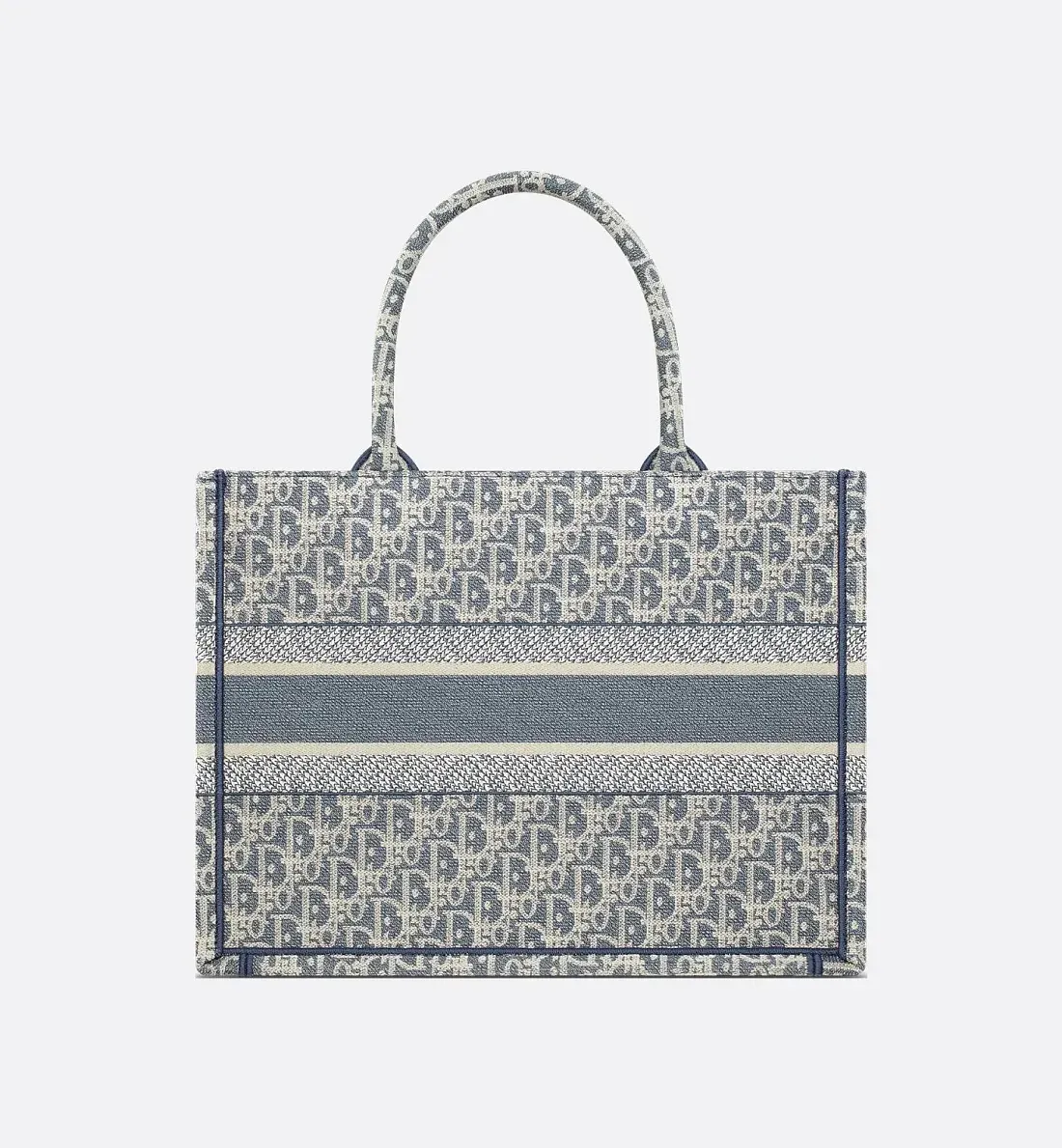 Dior Сумка Book Tote oblique chambray среднего формата - фото 4