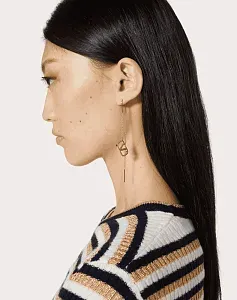 Valentino Серьги длинные VLogo Signature - фото 2