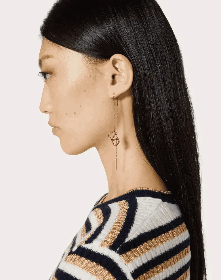 Серьги длинные VLogo Signature Valentino - фото 2