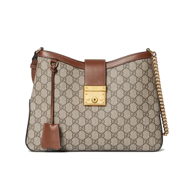 Сумка с замком GG Gucci Brown - фото 1
