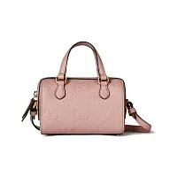 Gucci Мини-сумка с верхней ручкой GG Rose Beige - фото 1