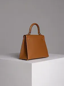 Hermès Сумка Sellier Kelly 25 Gold Epsom Gold Hardware - фото 4