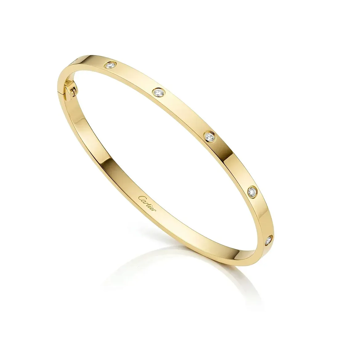 Cartier Браслет Love small model, 10 diamonds Men - фото 4