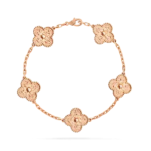 Van Cleef & Arpels Браслет Vintage Alhambra Rose Gold - фото 1