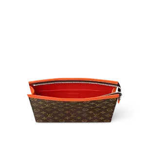 Louis Vuitton Клатч Pochette Voyage MM Orange - фото 3