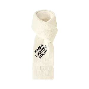 Louis Vuitton Шарф Damier Snug Cream - фото 2