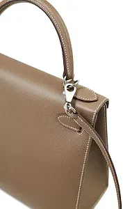 Hermès Kelly 28 Etoupe Epsom PHW Preloved - фото 9