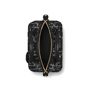 Dior Сумка Groove 20 black tweed with white cannage motif - фото 3