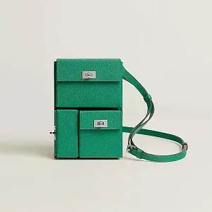 Hermès Сумка Kelly Multipocket To Go Pouch Men Vert Vertigo - фото 1