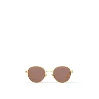 Louis Vuitton Солнцезащитные очки My Chain Small Round Brown - фото 1