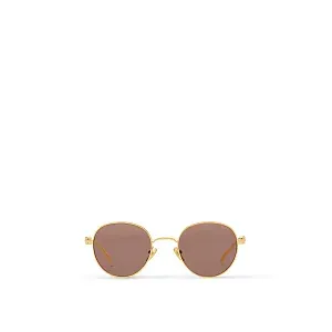Louis Vuitton Солнцезащитные очки My Chain Small Round Brown - фото 1