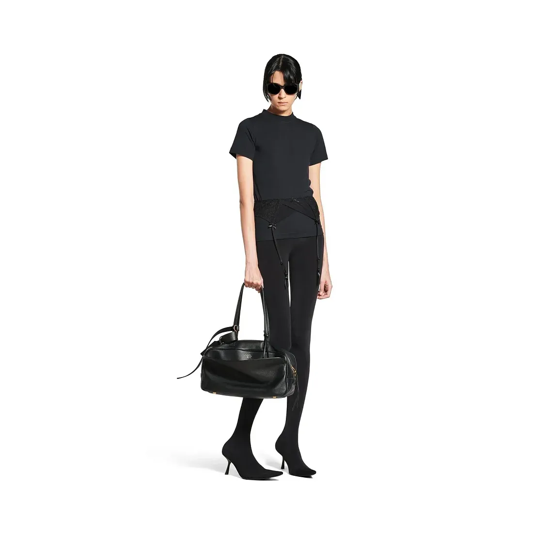 Balenciaga Сумка Carrie Bowling среднего формата - фото 8