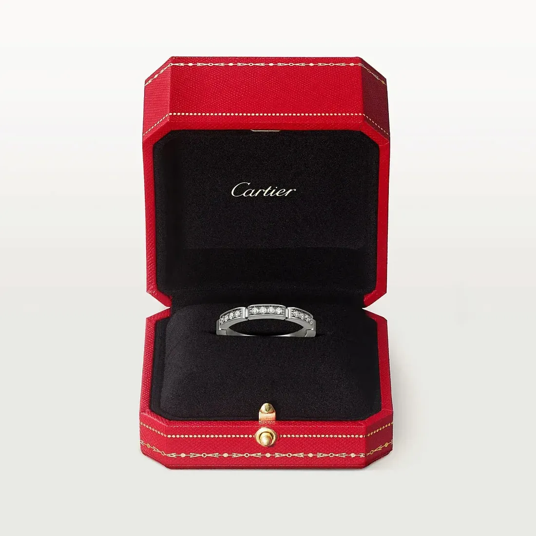Cartier Обручальное кольцо Maillon Panthere с бриллиантовым паве - фото 5
