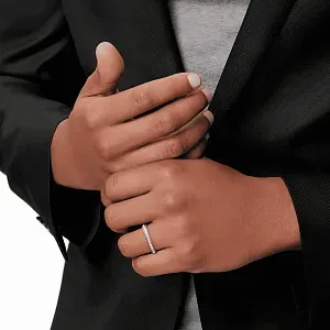 Tiffany & Co. Обручальное кольцо Together Milgrain Band Ring Men Rose Gold - фото 2