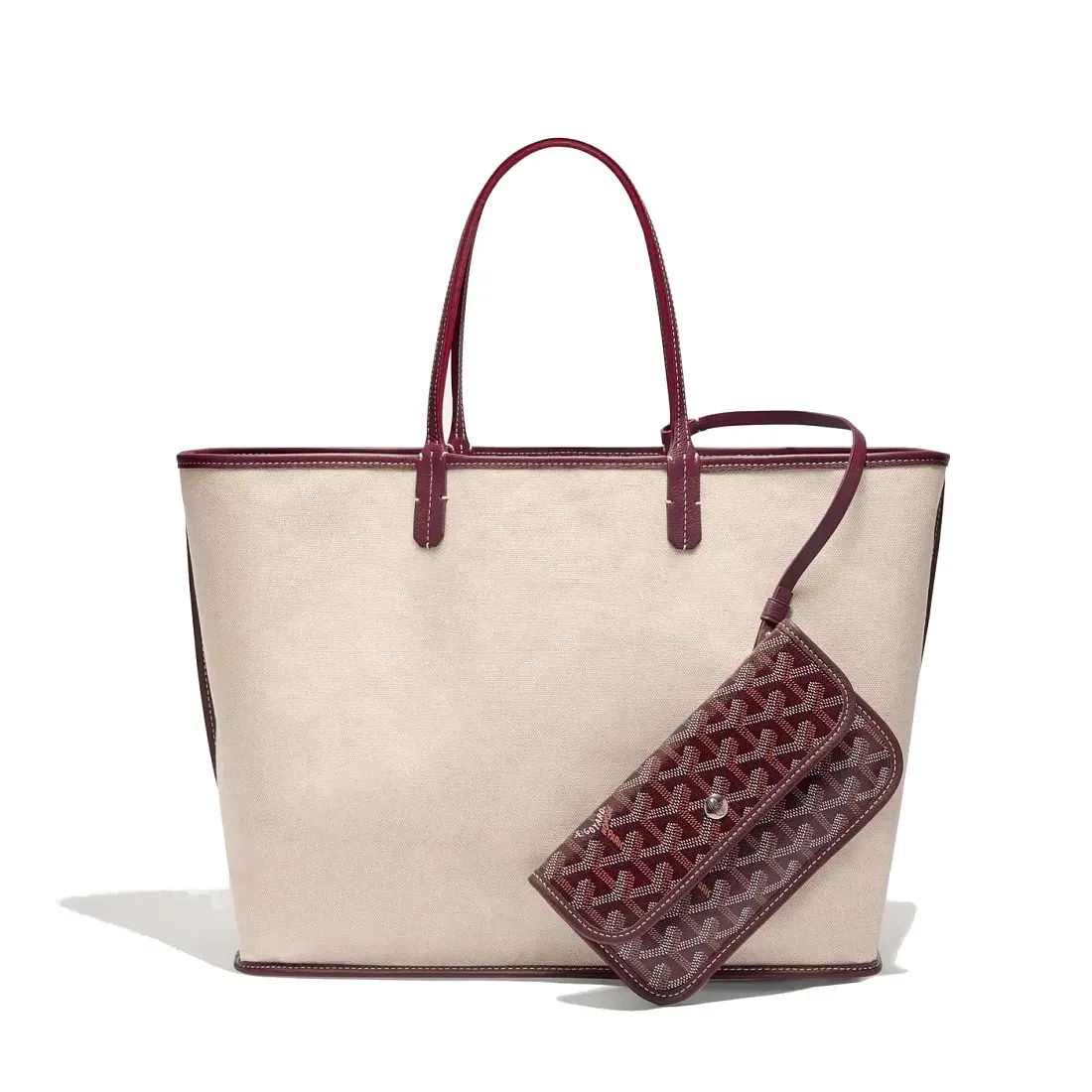 Goyard Сумка-тоут Saint Louis PM Burgundy - фото 2