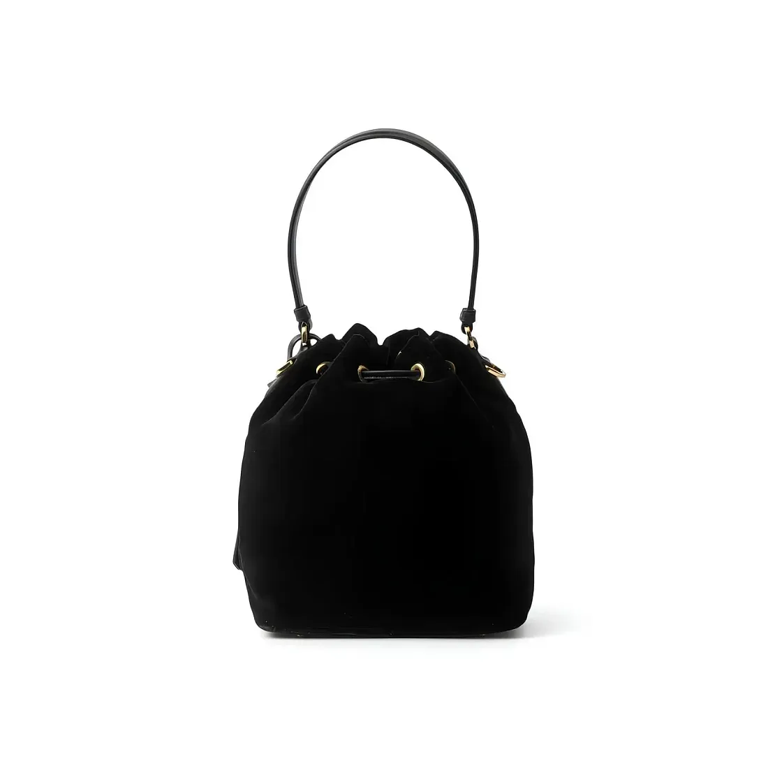 Prada Вельветовая мини-сумка с деталями из наппа-кожи - фото 3