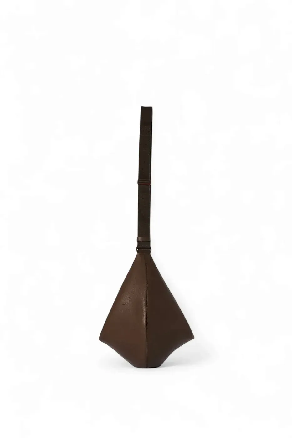 The Row Сумка Crossbody Crescent Deep Brown из кожи Deep Brown - фото 3