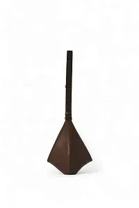 The Row Сумка Crossbody Crescent Deep Brown из кожи Deep Brown - фото 3
