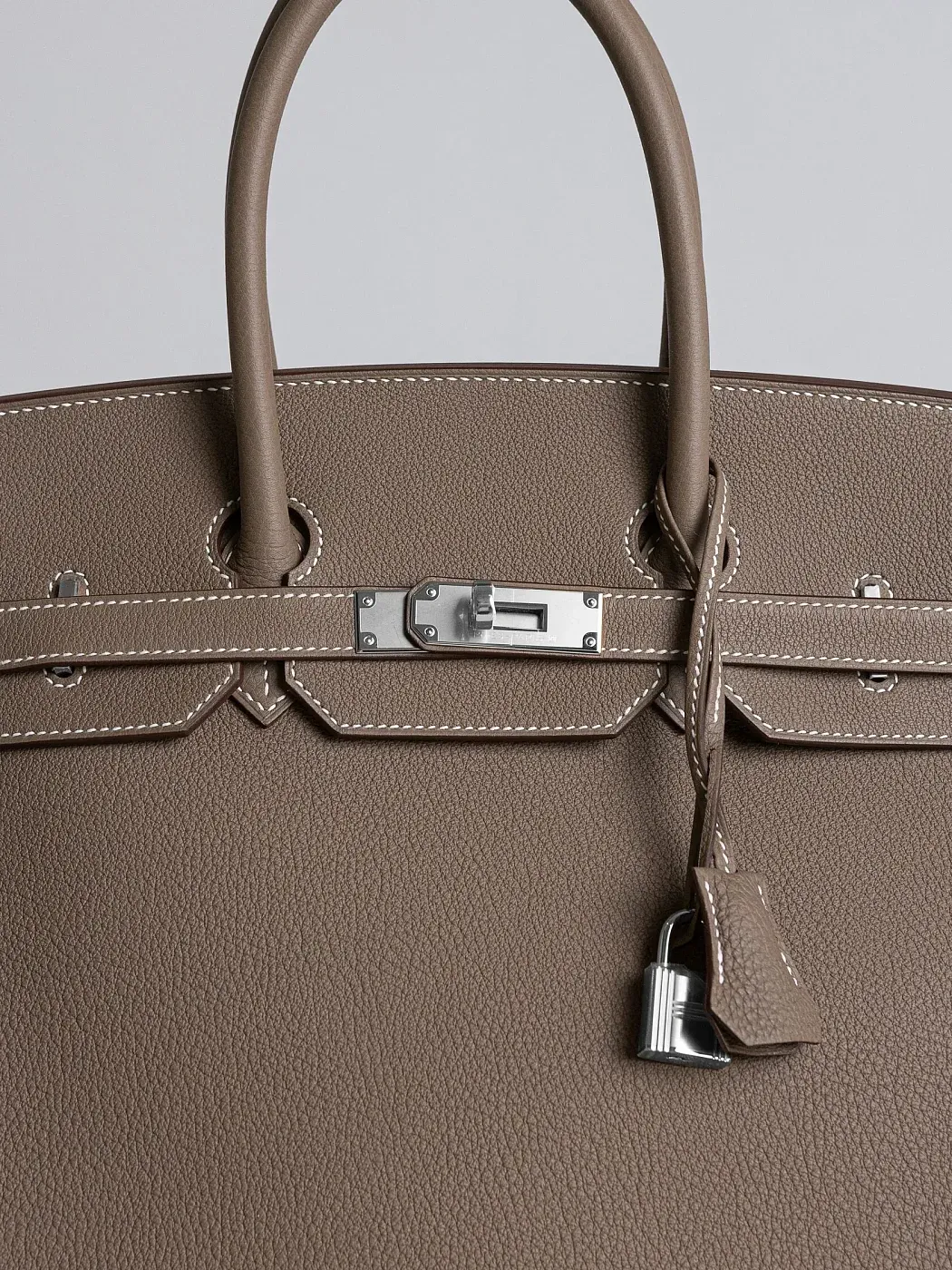 Hermès Сумка Birkin 35 Etoupe Togo Palladium Hardware - фото 3