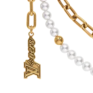 Louis Vuitton Аксессуар для сумки и брелок для ключей Chain Belt Pearls - фото 2