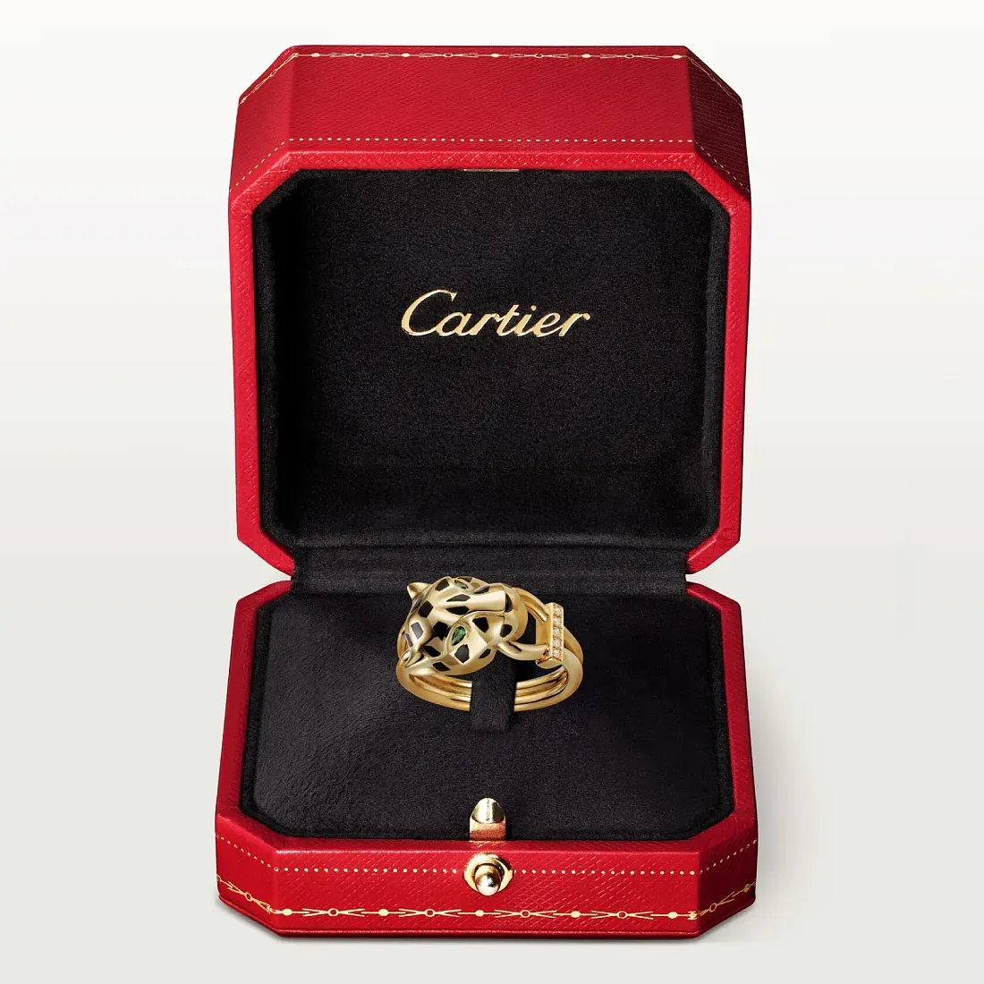 Cartier Кольцо с бриллиантами Panthere de Yellow Gold - фото 4
