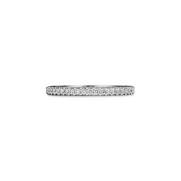 Кольцо Tiffany Soleste Full Eternity Ring Men Platinum - фото 1